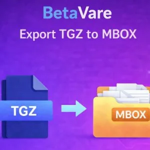 Export zimbra tgz to thunderbird mbox smoothly with betavare too