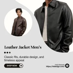 Leather jacket mens | classic leather jackets by hidesign