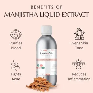 Manjistha liquid extract for cosmetic & beauty products