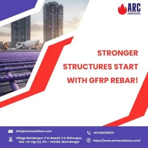 Advanced gfrp rebar for modern construction