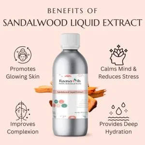 Sandalwood liquid extract for cosmetic & beauty products | raasa