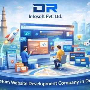Custom website development company in delhi