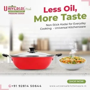 Non-stick kadai for everyday cooking in hyderabad