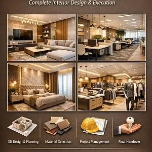 Best turnkey interior contractors – complete interior design & e