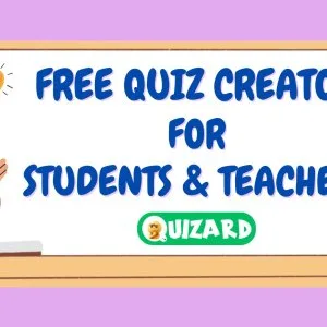 Free quiz creator for teachers and students