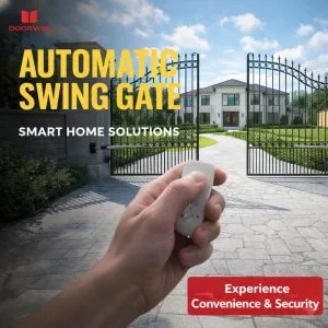 Modern automatic swing gate technology in ahmedabad, gujarat