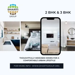 2 & 3 bhk apartment with modern amenities in jagatpur - dharti g