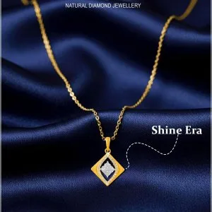 Diamond heart pendant