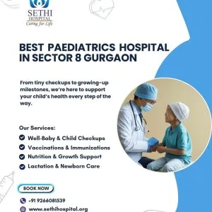 Best paediatrics hospital in sector 8, gurgaon