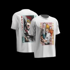 Denji chainsaw rev anime tshirt – chainsaw man fan tee | kasulut