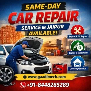 Same-day car repair service in jaipur available
