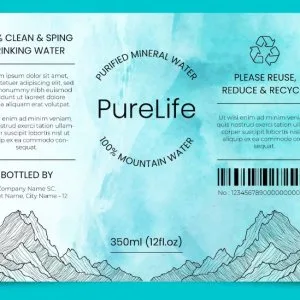 Custom bottle labels printing