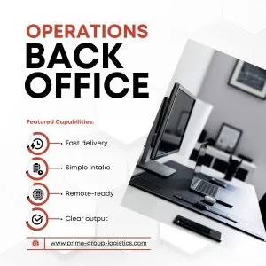 Backoffice admin data processing fast execution