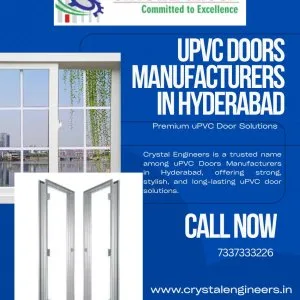 Upvc doors manufacturers in hyderabad – crystal engineers