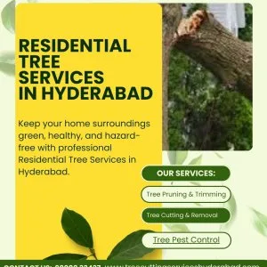 Residential tree services in hyderabad | archana tree cutting se