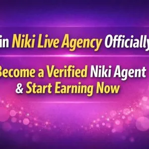 Join niki live agency officially become a verified niki agent
