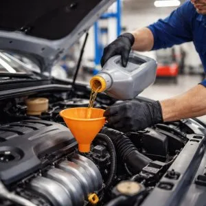 Professional oil change services available at big chief tire
