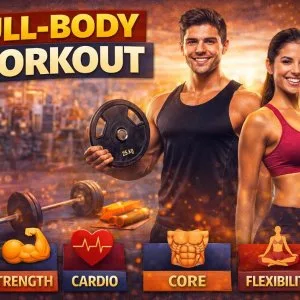 Fullbody workout plan for home and gym training