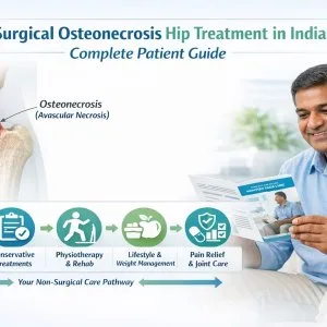 Nonsurgical osteonecrosis of hip treatment in india