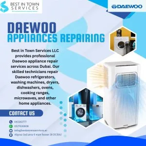 Daewoo appliances repairing service