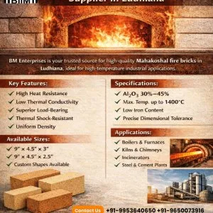 Who is the mahakoshal fire bricks supplier in ludhiana