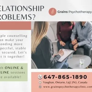 Relationship counselling and couples therapy