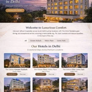 Premium hotels comfortable stays in delhi the orion hotels