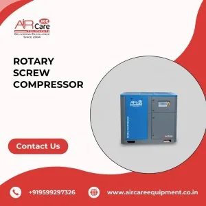 Highperformance rotary screw compressor by air care equipments