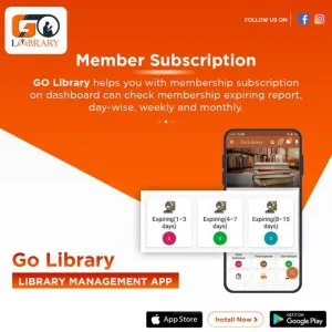 Golibrary digital library management app with smart seat manag