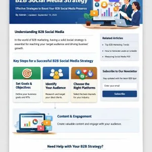 Transform your business with a powerful b2b social media strateg