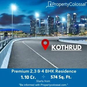 Premium 2 3 4 bhk flats in kothrud with metro access green
