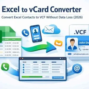 Excel to vcf converter export contacts to vcard in seconds