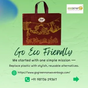 Wholesale printed bopp laminated carry bags go green non woven