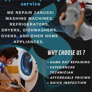Zanussi appliances reapiring service dubai