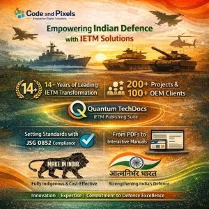 Code and pixels leaders in ietm for indian defence