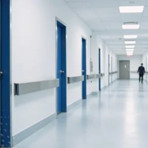 Precision built hermetic doors for critical healthcare spaces