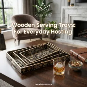 Stage the aroma with wooden serving trays kairaus