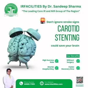 Advanced carotid angioplasty with stent care