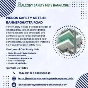 Pigeon safety nets in bannerghatta road venky safety nets