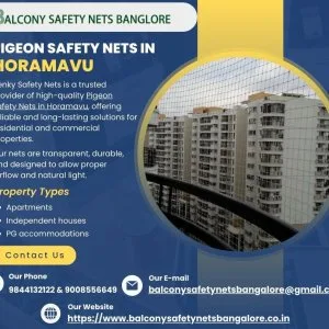 Pigeon safety nets in horamavu venky safety nets
