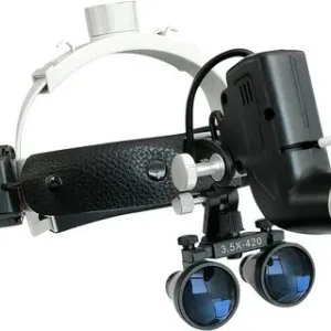 Led adjustable headband binocular loupes