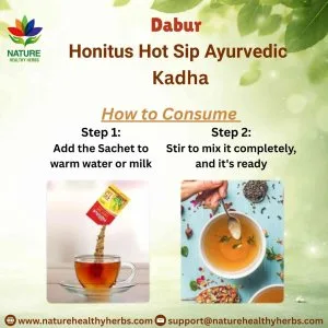 Dabur honitus hot sip kadha for sore throat and respiratory reli