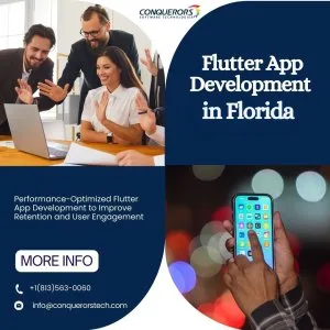 Flutter app development in florida conquerors tech