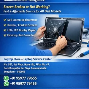 Dell laptop screen replacement bommanahalli bangalore
