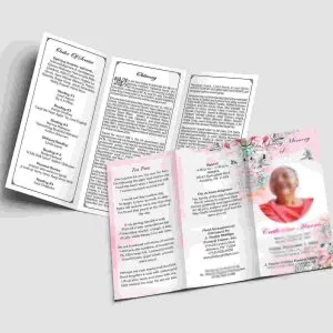 Funeral program design printing services