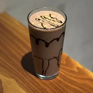 Delicious chocolate peanut butter shake in delhi creamy indu