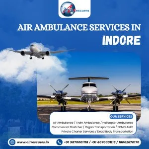Air medical assistance in indore fast