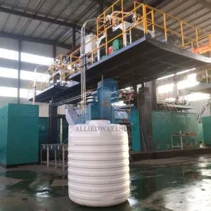 Hdpe blow moulding machine for water tanks drums containers