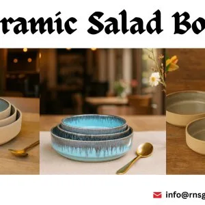 Ceramic salad bowl