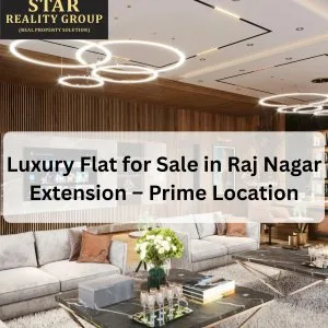Luxury flat for sale in raj nagar extension prime location